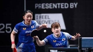 17歳張本美和、21歳大藤沙月の次世代ペアが「効果的な化学反応を形成」　両者の“補完性”に中国メディアも注目「安定さを維持」