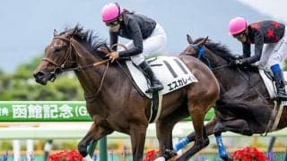 【函館5R新馬戦結果】ロードカナロア産駒エスカレイトが初陣飾る