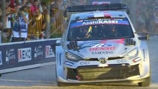 世界最速ラリー車の「ミラーが犠牲に！」現地実況も驚いた激走…接触→破損も衝撃タイム「OMG！！グッジョブ」Xで絶賛