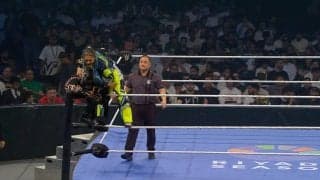 「失敗では？」人気日本人女子レスラーが“あわや”の危険技…「頭から落ちたぞ」トップロープからの“ヒヤヒヤDDT”にファン騒然