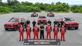 チーム三菱ラリーアートがアジアクロスカントリーラリー2025への参戦を発表。三菱トライトン3台体制