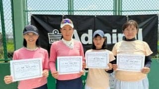 ピンクリボンテニス愛知県決勝大会　全国出場の代表2ペア決まる