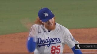 ブチギレて顔面殴打！ド軍右腕に“異変”… 衝撃の光景「怖すぎ」「どうした？」 想定外のリアクションが話題に