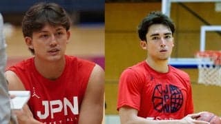 バスケ男子日本代表　スタイルの異なる６歳差のPG兄弟・テーブス海＆流河が揃って目指すロス五輪のコート