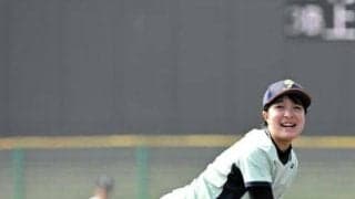 「球場広くて緊張」中谷ももこさんが始球式　高校野球兵庫大会開幕