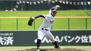 開幕試合「ワクワクより緊張が強かった」唐津南のエース持丸仁哉投手