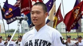 「家族の愛をプレーに変えて恩返し」選手宣誓の伊那北近藤勇之祐主将