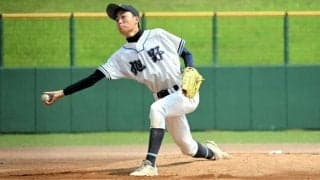 九回無死満塁から見せた好救援　左翼から2番手の旭野・佐久間投手