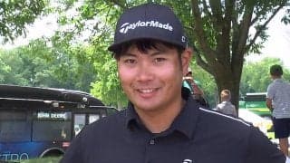 久常涼は3日目に2つ落とす「スタートから残念だったので、明日頑張ります」