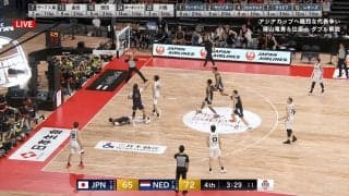 敵を吹っ飛ばす！ 201cm日本バスケ新星、“驚異のフィジカル”に解説＆ファンが興奮「20歳でこの迫力！」川島悠翔をホーバスHCも称賛「すごく良かった」