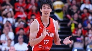 中村太地、ホーバスジャパンデビュー戦でチーム最多16得点「打ち続けた結果が出た」