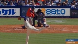 もはや暴力！ 大谷翔平、魔球が“衝撃変化”「反則だろ」「エグすぎる」 打者の手元から急激に曲がり落ちる… ファン騒然