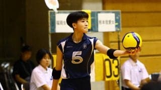 福岡女学院高 佐々木美紗惠が3年目につかんだレギュラーの座。「最高なんです。千尋のトスを打てるだけで」と涙する、セッターとの絆