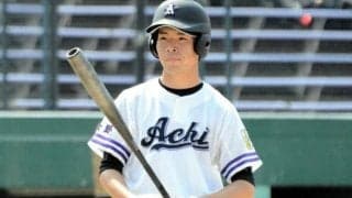 前回王者に「4番らしく、長打で返す」　先制打の阿智・松本選手