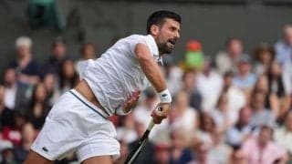 ジョコビッチ、スロースタートも世界11位デミノーの挑戦を退けてウィンブルドンで16度目の8強「乗り越えられたのは幸運だった」