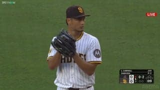 「スプリットえぐすぎやろ」初回に6球種披露！復活のダルビッシュ、変幻自在の圧巻配球に「圧倒的な投球で草」反響続々