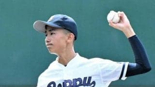 磨いた「遅い球」でノーヒットピッチング　別府鶴見丘の都留投手