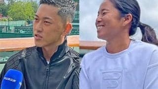  小田凱人、上地結衣 「勝ちたい」 