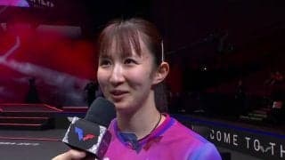 早田ひな 3回戦は日本人対決に「張本美和との試合は今出せる力を出す」｜USスマッシュ2025