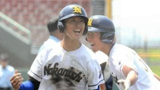 公式戦初本塁打が満塁弾　14奪三振の好投、中野西のエース木村投手