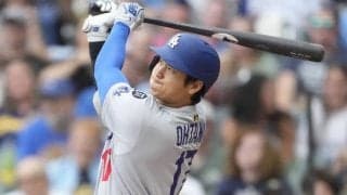 大谷翔平の先制31号を浴びたブルワーズ怪物新人が笑顔「彼を見るのは本当にクールだ」 第2打席では空振り三振を奪取「燃えた」