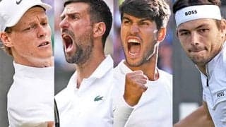  ウィンブルドン 男子4強出揃う 