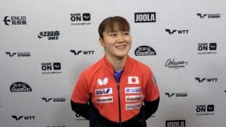 大藤沙月 「くせのある球が特徴的な選手なので、そこに合わせられて良かった」｜USスマッシュ2025