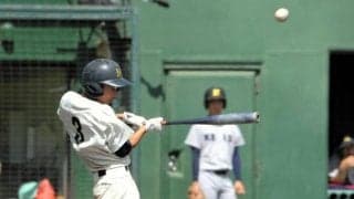 慶応相手に打球はポトリと…厚木西の毛利選手「ラッキーでした」
