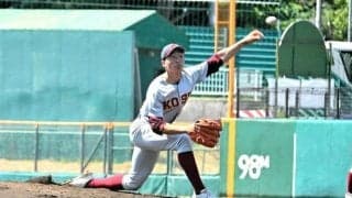 ひじ骨折でも「投手に戻りたい」　下半身強化で背番号1に　札幌光星