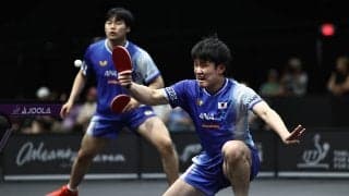 【男子ダブルス2回戦】張本智和/松島輝空 vs ドゥダ/チウ・ダン｜USスマッシュ2025