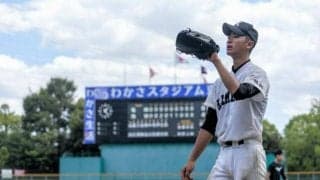 「チームのために投げる」　亀岡のエース・杣田健一郎投手が力投