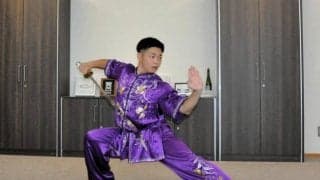 全国大会出場の武術太極拳の高校生、丸亀市長を表敬訪問