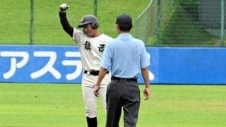昨春選抜代表を相手に見せた気迫　「外野の元気印」鎮西・塚本選手