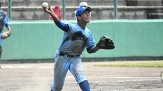 開幕戦勝利の立役者、涙　牽制タッチアウトで加茂暁星の夏終わる