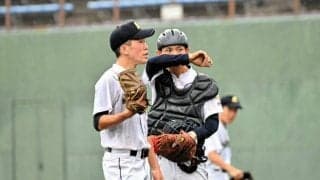 1試合でも長く幼なじみの「相棒」と　入間向陽の茂木投手・藤田捕手