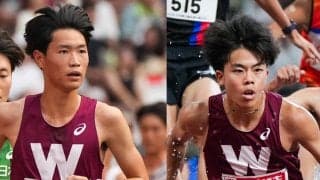 早大のダブル大物ルーキー、5000m・鈴木琉胤＆3000m障害・佐々木哲が日本選手権で感じた悔しさと充実感