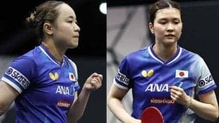 伊藤美誠、中国撃破の橋本帆乃香と4強進出かけて激突　過去戦績は“カットマンキラー”が優位も、優勝争い左右する大一番へ【卓球・USスマッシュ】