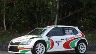 BPカストロールがラリージャパンPRイベントに参加。全日本ラリー参戦のシュコダ・ファビアR5を展示