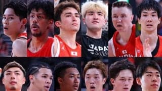 バスケ日本代表“日韓戦”GAME2のロスター12名発表…2人入れ替え、吉井と渡邉は2戦連続ベンチ外
