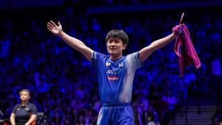 「世界1位が3連敗」張本智和、圧巻の林詩棟撃破に中国メディア驚愕　大会公式も決勝進出のエースを称賛「大きな役割」【卓球・USスマッシュ】