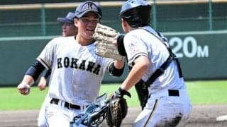 練習試合で大敗の悔しさ、振り払う完封　粉河の岩本投手「人生で初」