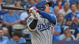 大谷翔平、“幻の33号”はデータ「6/30」　168キロの特大左飛、敵地どよめき