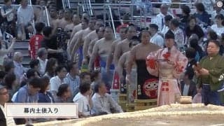 人気力士がまさかのペアルック…お揃いの化粧まわしで登場「かわよ」「同じなの珍しい」「お茶漬けブラザーズ」ファン熱視線