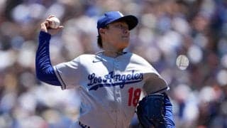 山本由伸、7イニング投げ切る快投も9勝目はおあずけ　ドジャースは延長タイブレーク制し連勝、前半戦を白星で終える