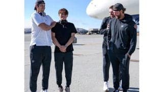 大谷翔平が背伸びしてニコリ　山本由伸と身長争い？　球団SNSがほっこり写真公開