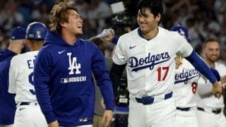 ド軍5人衆は「とても誇らしげだ」オールスター出発前に勢ぞろい「皆たのしんできてくださーい」X歓喜