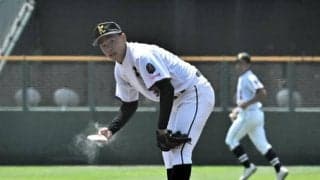 「バナナはしばらく食べたくない」補食でスタミナ、3試合投げきる