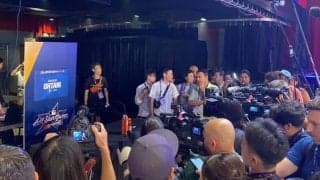 大谷翔平、球宴前日の会見で“異例の事態”　日米メディア殺到→退出命令、場内騒然