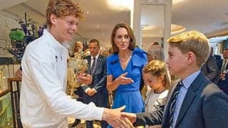  ジョージ王子 日本企業のラケット使用  