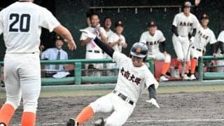 突然倒れた父にプレーで元気を　羽衣学園・北村太一選手